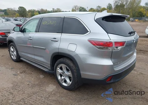 2015 Toyota Highlander Limited Platinum V6 from USA, damaged, VIN 5TDDKRFH7FS120719